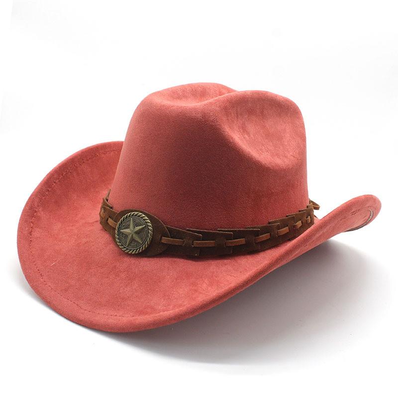 Knot Pattern Wool Felt Hat With Wide Brim For Men And Vintage Style
