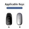 Genuine Leather Car Key Case Cover Fob for Leading Ideal Lixiang ONE L6 L7 L8 L9 2022 2023 2024 Keyless Keychain Durable Luxury