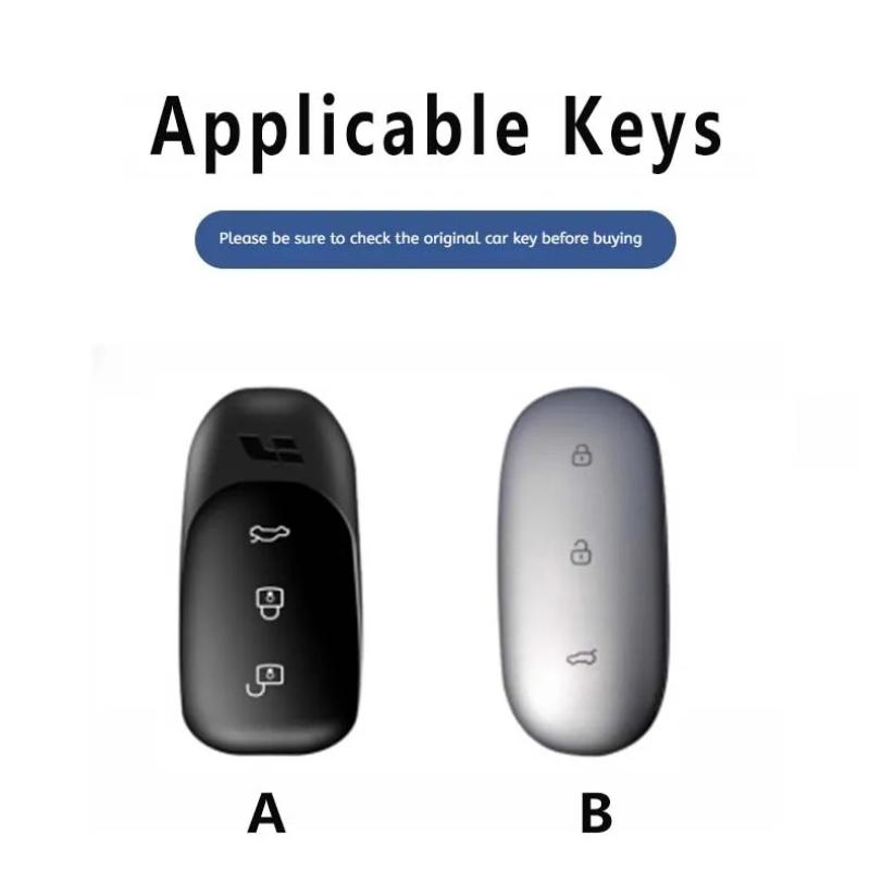Genuine Leather Car Key Case Cover Fob for Leading Ideal Lixiang ONE L6 L7 L8 L9 2022 2023 2024 Keyless Keychain Durable Luxury