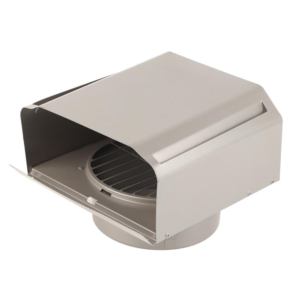 Stainless Steel Ventilation Duct Wall Air Vent Cap for Ventilator Exhaust Fan Range Hood150mm Pipe