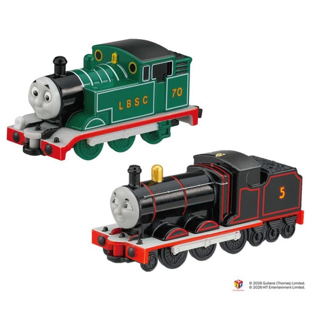 TAKARA TOMY Thomas Tomica Thomas the Tank Engine First Story Thomas and James Set Miniature Car Toy Ages 3 and Up