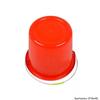 Heavy-Duty Red Plastic Picnic Bucket