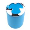 6 Pieces Plastic Gift Set Bathroom Set Toothbrush Holder Cup Soap Dispenser Trash Can Toilet Brush Soap Dish Durable