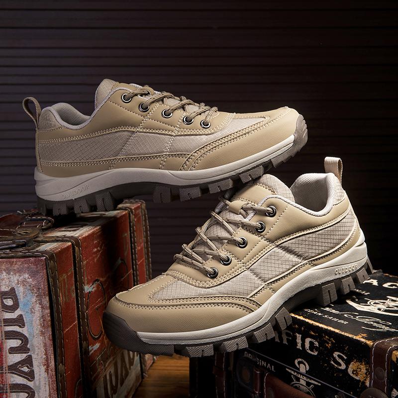 TUINANLE Autumn Sneakers Men's Outdoor Breathable Hiking Shoes Soft Sole Sneakers for Camping Low-top Boots Women