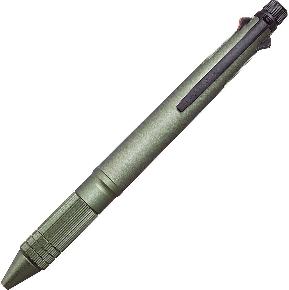 

Ручка Mitsubishi Pencil Jet Stream Pen Metal Edition, темно-зеленая, набор из 4 и 1 многофункциональных ручек 0,5 мм MSXE5200A5.7 [3 шт.]