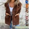 HNXC Jachete și Paltoane Casual Vintage pentru Femei Culoare Solidă Imprimeu Toamnă Iarnă Mânecă Lungă Guler POLO Clasic Rafinat