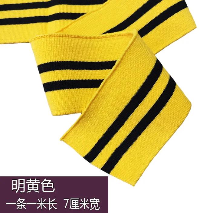 Ribbed Knit Elastic Neckline Cuffs Hem for Baseball SweaterUniform Jackets Pure Cotton DIY Sewing Accessories 7x90cm