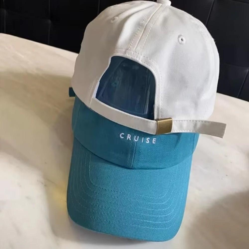Letter Embroidery Peaked Cap Korean Girl Outdoor Sun Visors Hat New Baseball Hat  for Women
