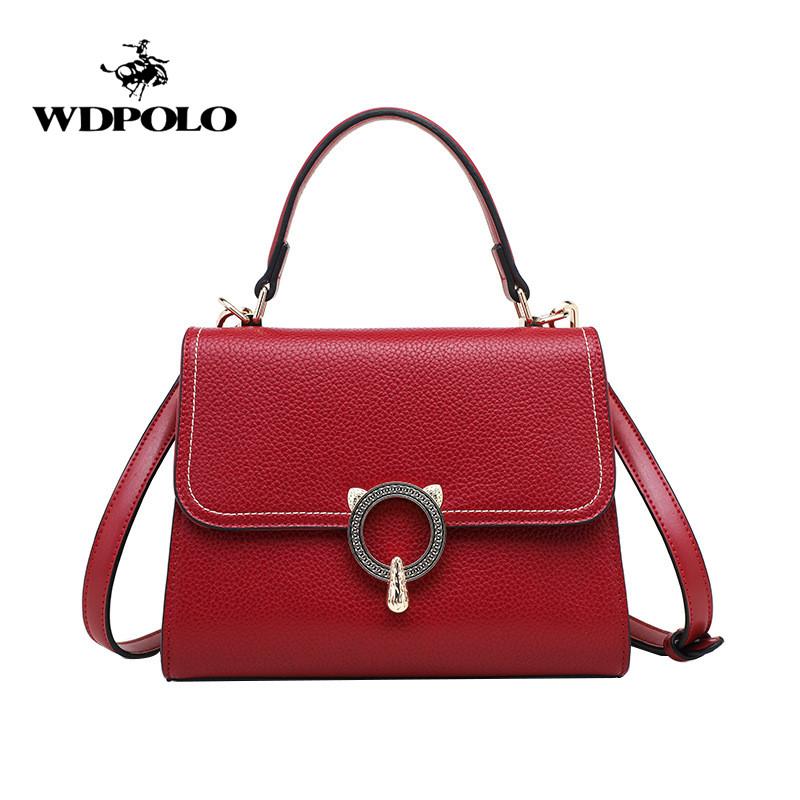 

W.D.POLO Красная свадебная сумка Tide Свадьба с ручной сумкой-посыльным Женская сумка Атмосфера Свадебная сумка 8053