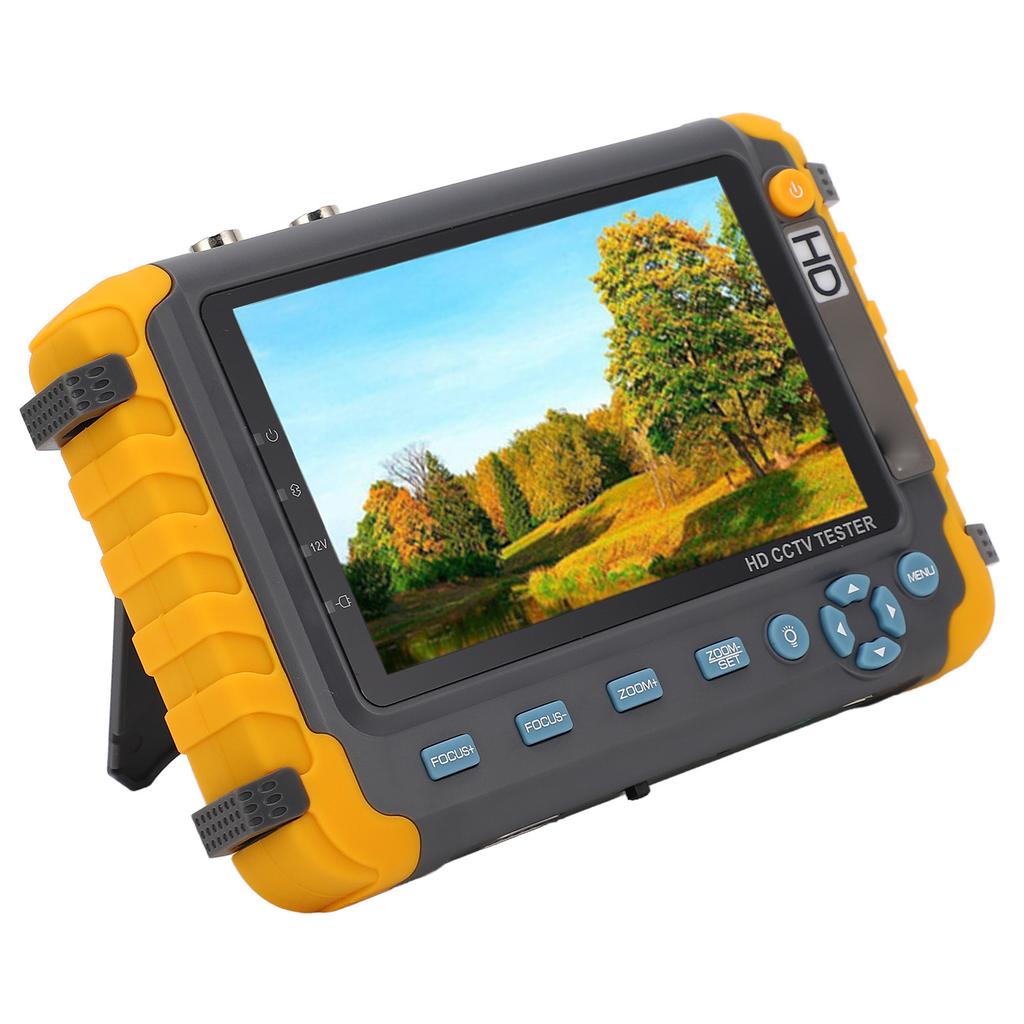 CCTV Tester 5 Inch 8MP VGA HD Input Analog Video Monitor AHD TVI CVI Camera Tester with UTP Cable