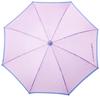 Mix Factory Striped Long Pastel Light Rib Approximately 60cm Two-Tone Umbrella, Women's, Colors, 21-302-62171-00-80-60, Purple, Length