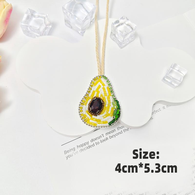 3D Ocean Theme Patches Handmade Rhinestone Beaded Patches with Hanging Rope Crystal Bag Lanyard Patch Beading Applique