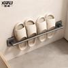 Space Aluminum Wall-Mounted Slipper & Towel Rack