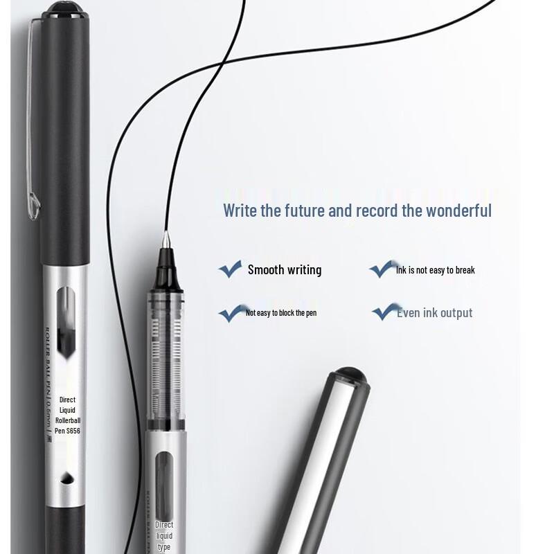 JINGRUIXIANG Black Direct Liquid Rollerball Pen