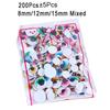 100pcs/200pcs Self-adhesive Googly Wiggle Eyes for DIY Scrapbooking Crafts Projects DIY Dolls Accessories Eyes Handmade Toys