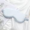 Imitated Silk Eye Cover Set Memory Foam Eye Masque 3-Piece Cloth Bag Hair Rings Storage Bag Comfortable Hypoallergenic Sleeping Shield Eye Care Tools