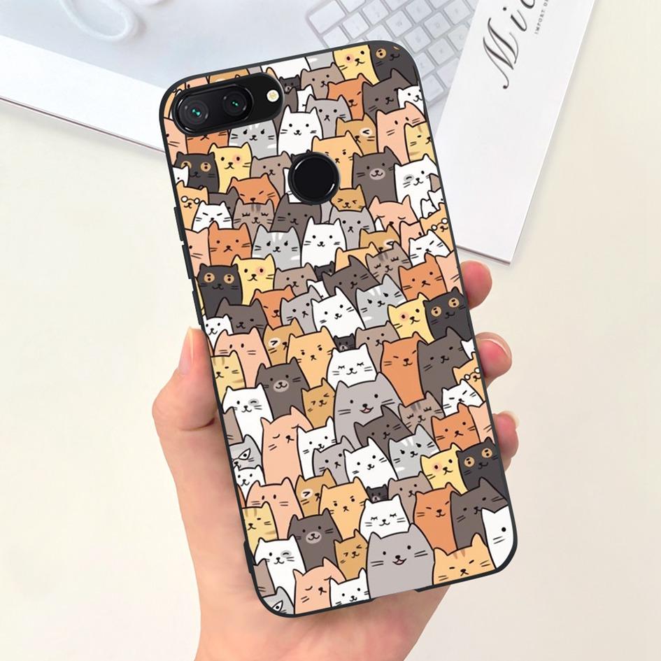 Für Xiaomi Mi 8 Lite Hülle 6,26" Mode Landschaft Mädchen Bumper Weiche Silikon Handyhülle Für Xiomi Mi 8 Lite Funda Mi8Lite Tasche