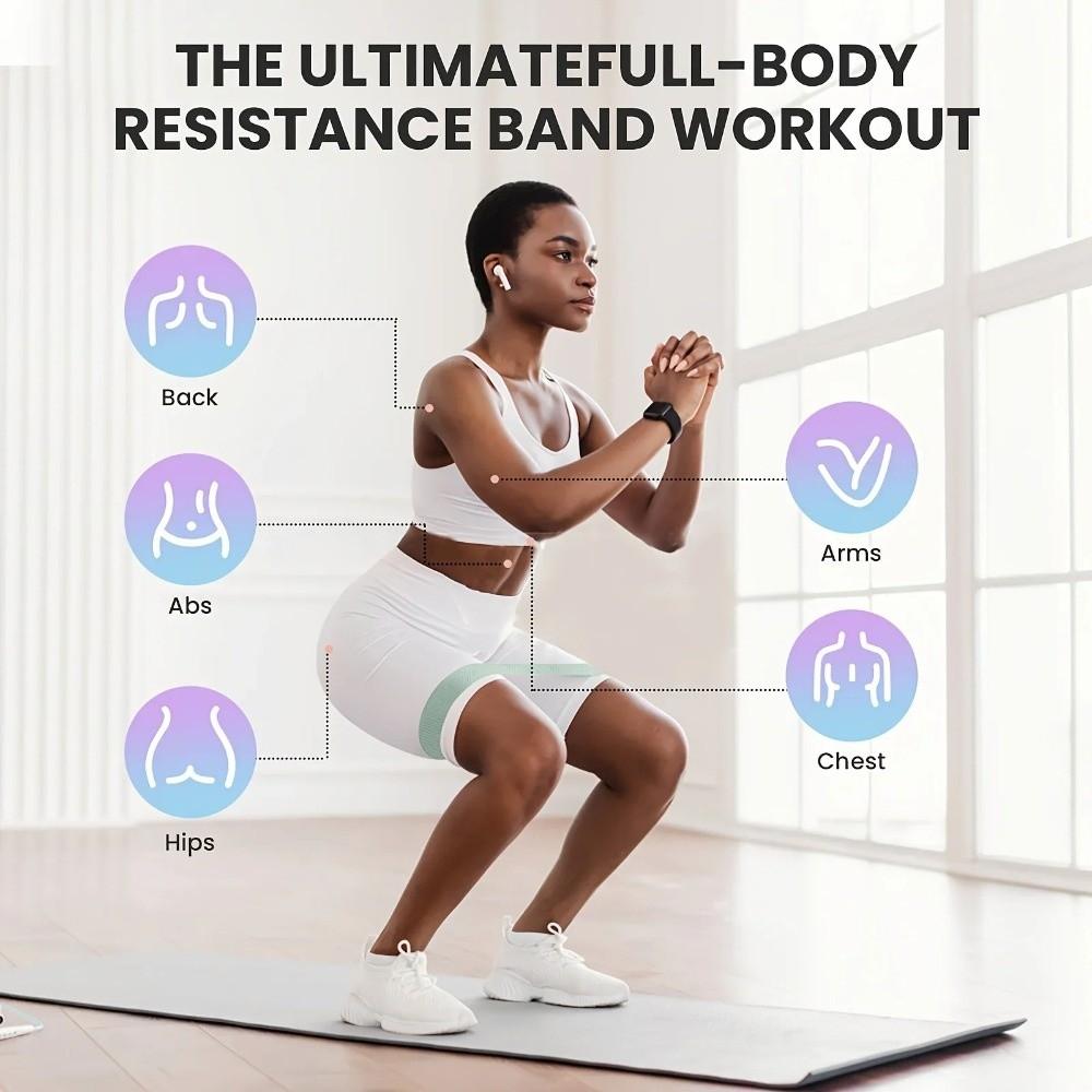 Expander Fabric Elastic Band Hip Circle Fitness Bands Booty Bands Yoga Bands  Home Fitness