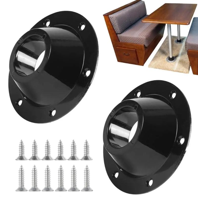 Picior de masă Soclu din aluminiu Baza de masă Flanșă Sunet de masă și bază de montare pe podea cu 6 orificii de montare