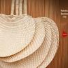 Handmade Old-Fashioned Palm Leaf Folding Fan: Baby Cooling & Mosquito Repellent