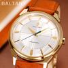 Baltany New 36mm Retro Luxury Men's Automatic Watch 9039 Mechanical Watches For Men See-through Caseback 5Bar Dress Watch S4107