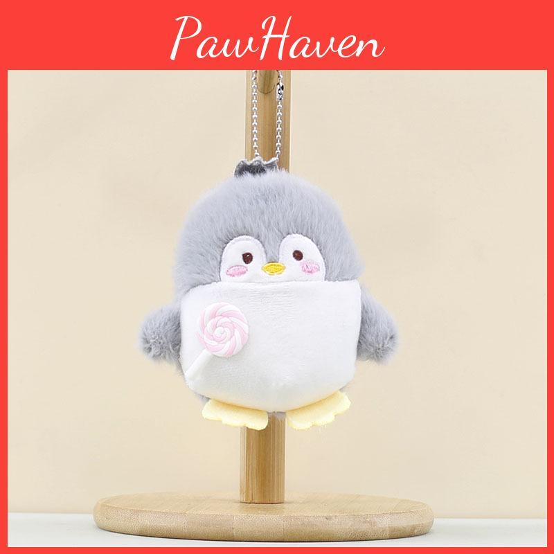 Plush Penguin Keychain Pp Cotton Stuffed Animal Short Plush Gift For Room Kids