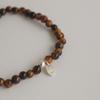 modernlike silver 925 hopi tiger eye stone bracelet 4mm