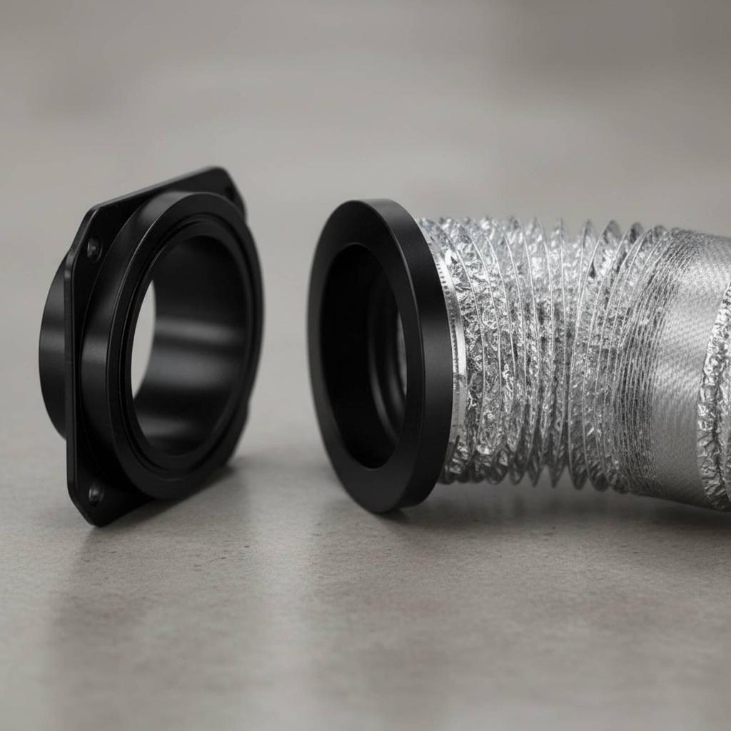 Attractive Dryer Vent Coupler Airtight Seal Ventilation Ducting Retardant
