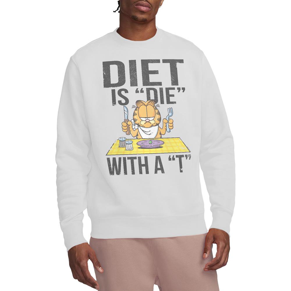 Garfield Unisex Adult Diet Is Die With a T Sweatshirt