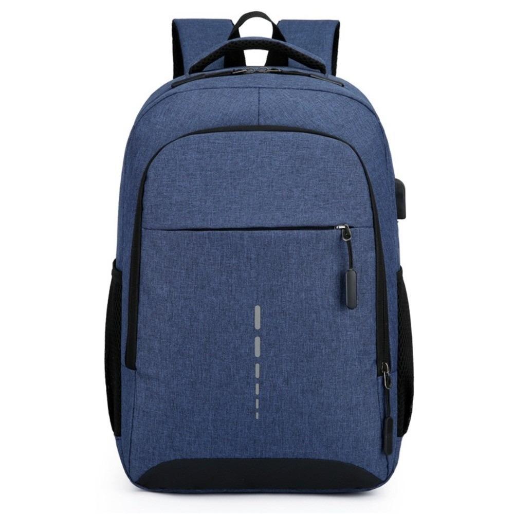 Large Capacity Student Backpack Oxford Cloth School Bag Simple Computer Rucksack Daily