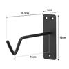 Yamazaki Tower Wall Hanging Green Hook Black, 4 x 18.5 x 12 cm (with Plasterboard Pins & Screws)