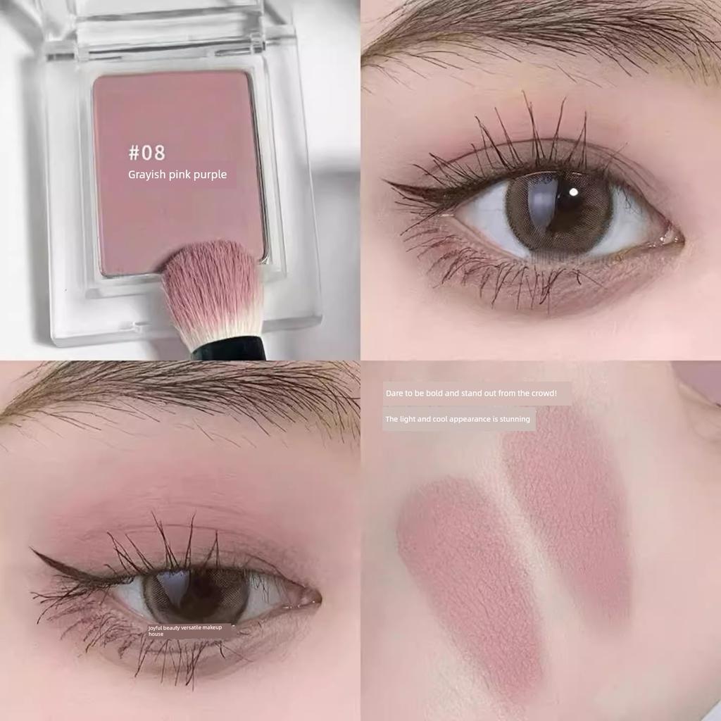 Single Color Eyeshadow Blush Low Saturation Water Makeup Base Blending Eyeliner Under-Eye Highlighter Pearlescent Matte New Product Authentic