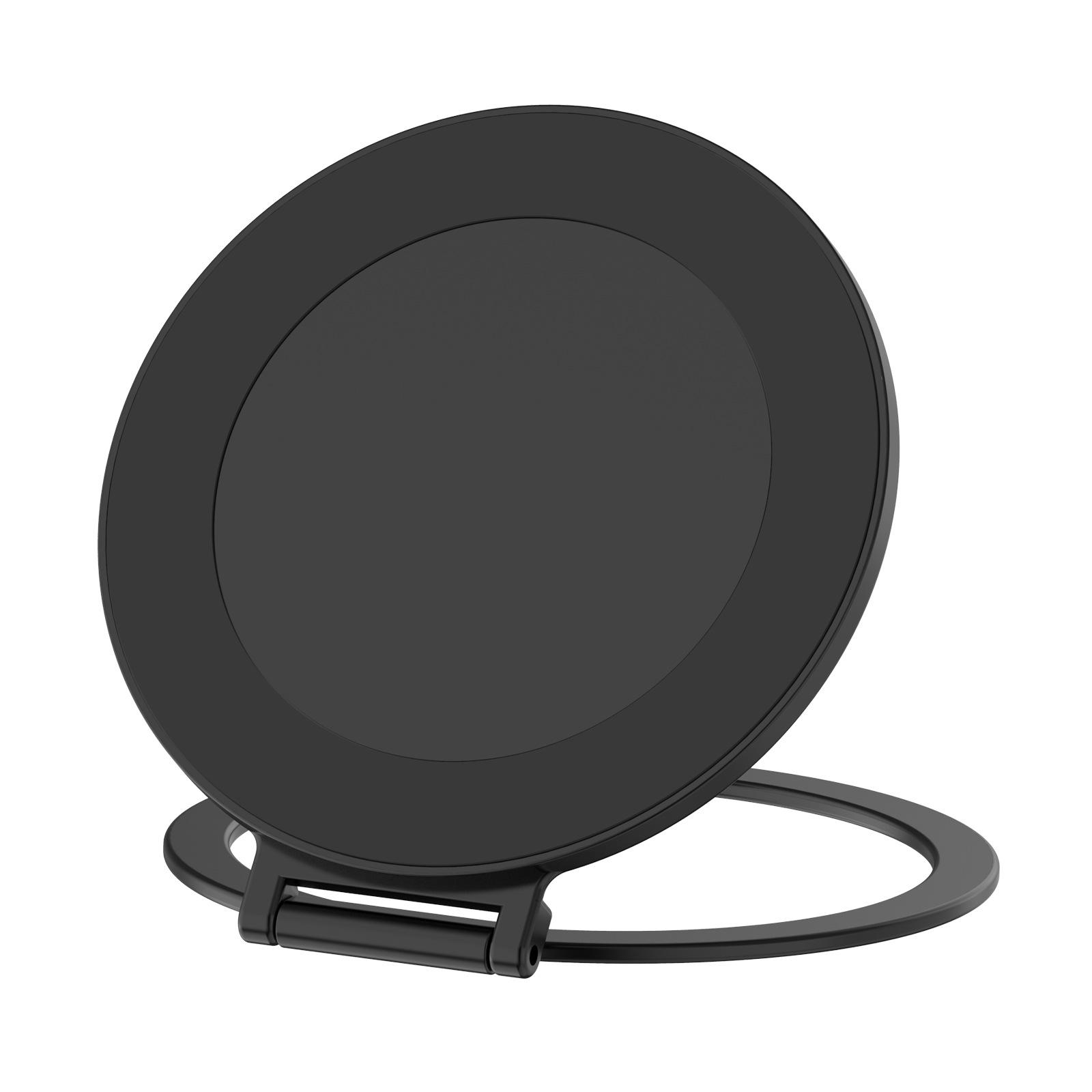 Magsafe Ultra-thin Magnetic Phone Ring Holder with Rotatable Aluminum Alloy Design чёрный
