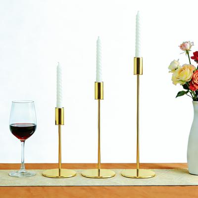 Elegant European Iron Candle Holder - High-End Home Decor for Christmas and Weddings