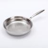 ZISIZ 30cm 304 Stainless Steel Honeycomb Non-Stick Frying Pan