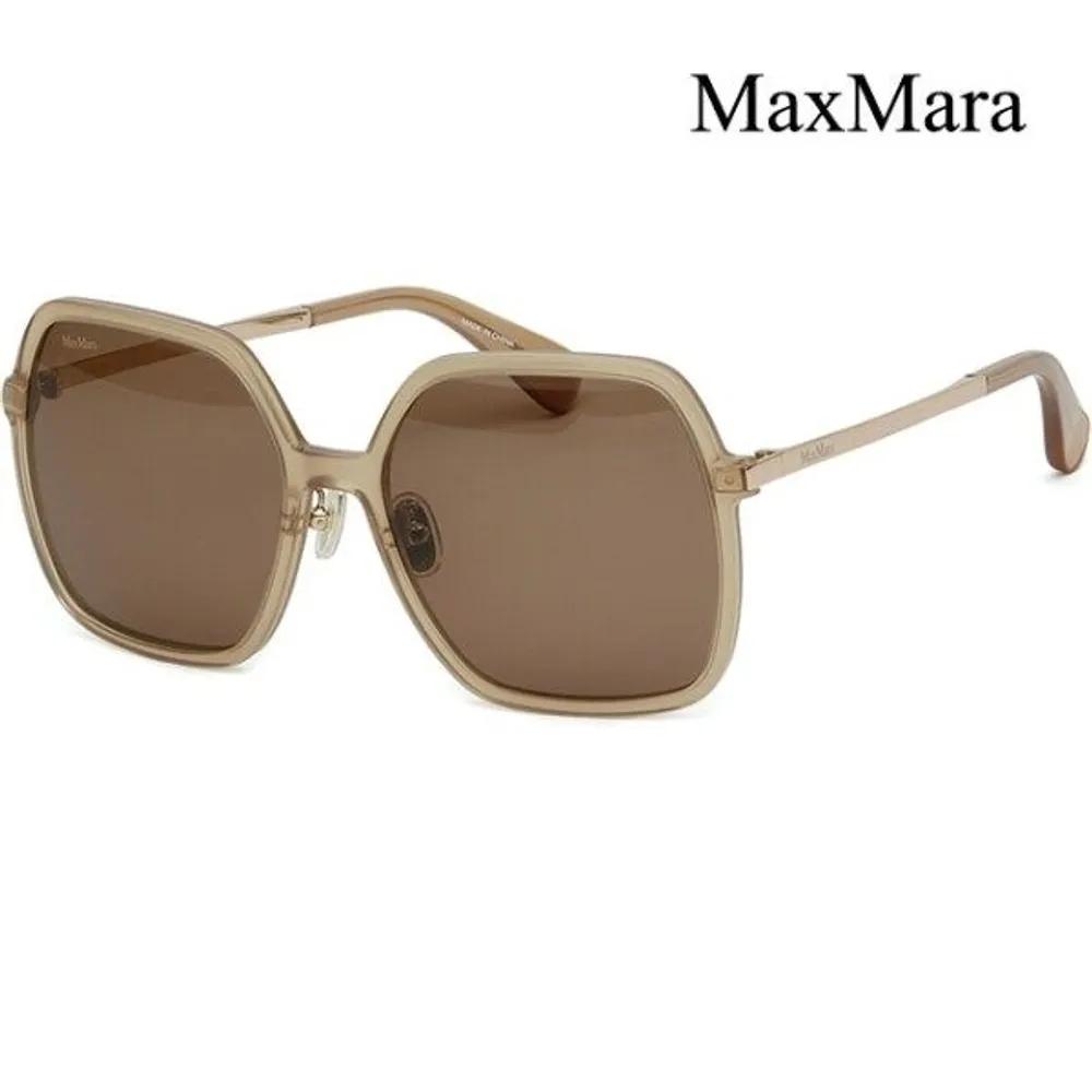 

MaxMara Sunglasses MM0059D 72E Brown Oversized Horn-rimmed