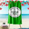 Saudi Arabian Football Logo Beach Towel Quick-drying for Travel Outdoor Sports Jogging Beach and Swimming