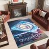 Manchester City Personalized Text Floor Rug Office Rug Design for Decorate room Living Rooms Kitchen Playrooms Anti-slip Rug Anime Office Decor