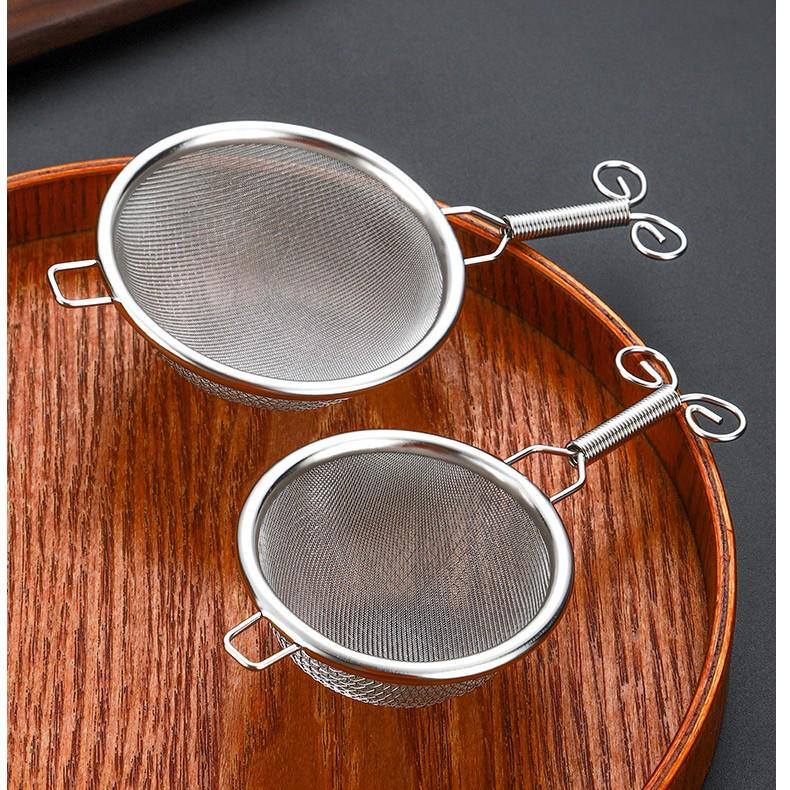 Stainless Steel 304 Tea Infuser & Strainer Set with Ceramic Filter Screen - Kung Fu Tea Accessories