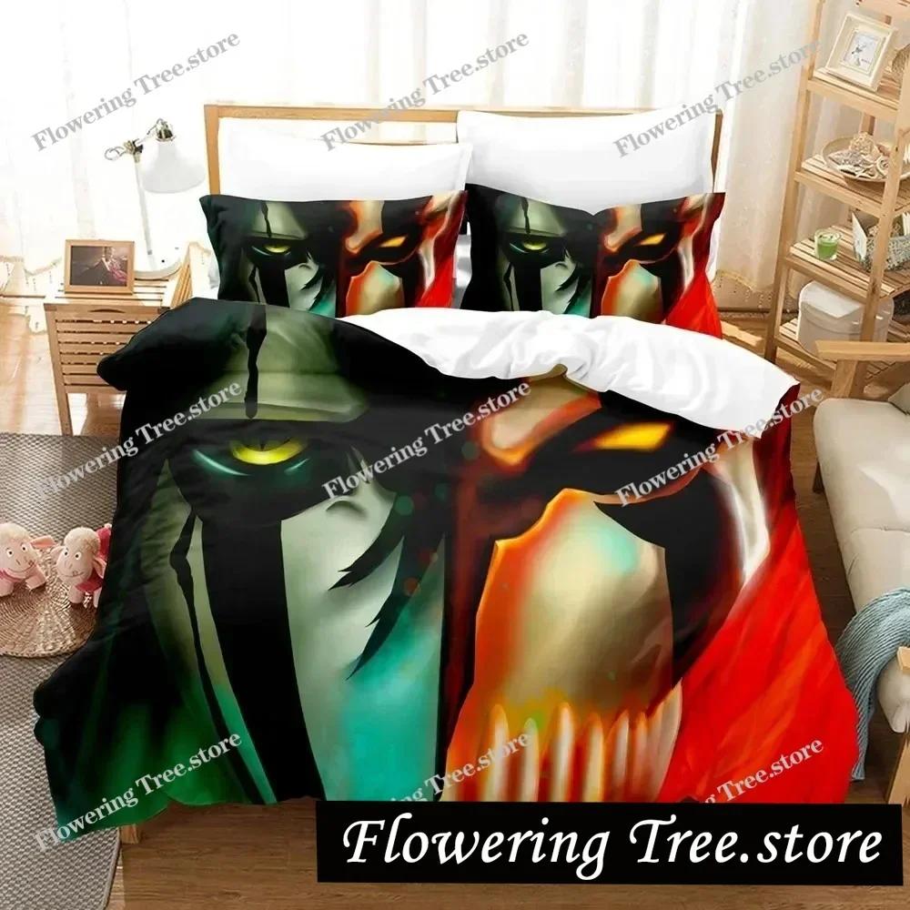 Fashion Anime 3D The Bleach Bedding Sets Duvet Cover Set With Pillowcase Twin Full Queen King Bedclothes Bed Linen Home Textile