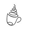 Metall-Wandschild mit Kaffeemotiv, Kaffeetassen-Wanddeko, Hängedekoration für Küche, Café, Restaurant, Einweihungsgeschenk