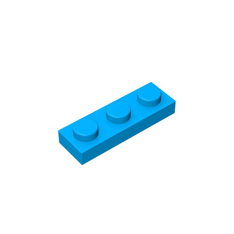 

Lot 3623 Plate 1 X 3 for Building Block Toys For Children Compatible with Assemblage High-tech Gift Story Educational DIY MOC 10pcs небесно-голубой