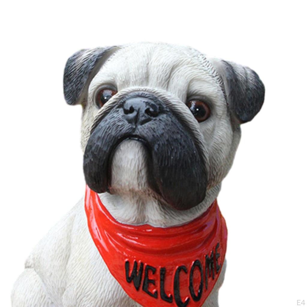 Animal Statue Dog Sculpture Desktop Figurines Collection Ornament for House Cabinets