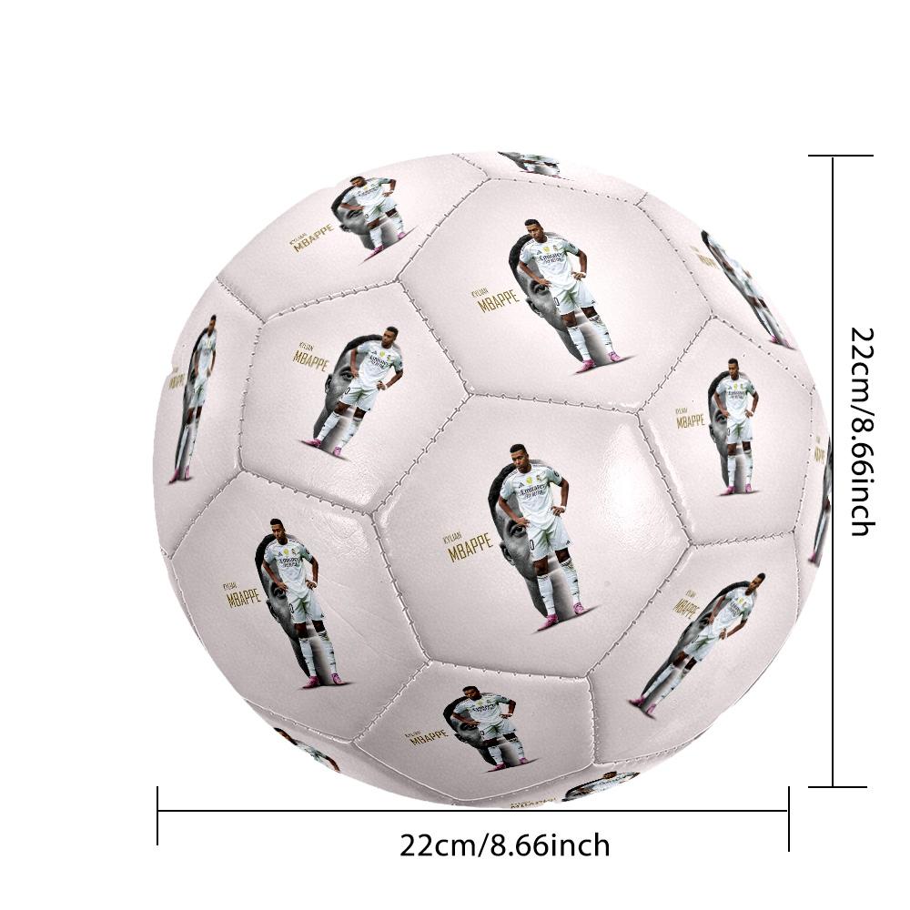 Mbappé Taglia 5 Macchina da Cucire Pallone da Calcio Universale Indoor/Outdoor Regali per Appassionati di Sport Regalo di Compleanno/Natale Festa di Matrimonio