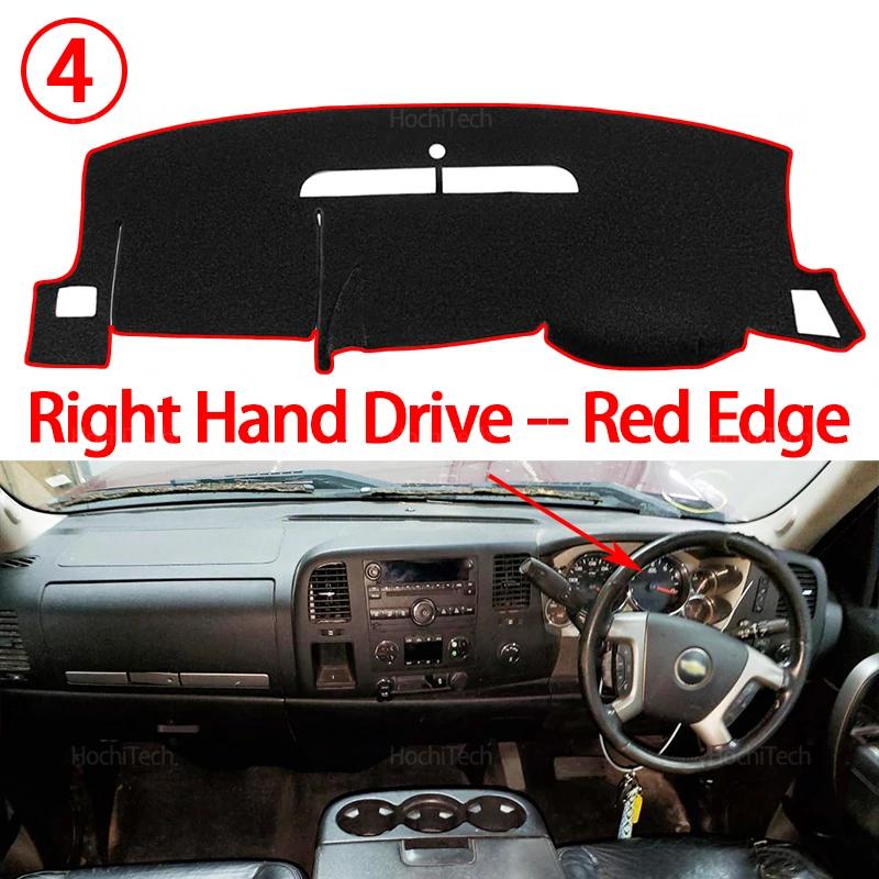 For Chevrolet Silverado 1500 2500 3500 2007-2013 Anti-Slip Mat Dashboard Cover Pad Sunshade Dashmat Carpet Car Accessorie