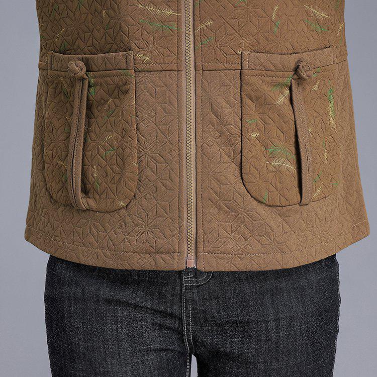 Chic Spring/Autumn Casual Shawl Vest for Middle-Aged and Elderly Women - Loose Slimming Lightweight Jacket.