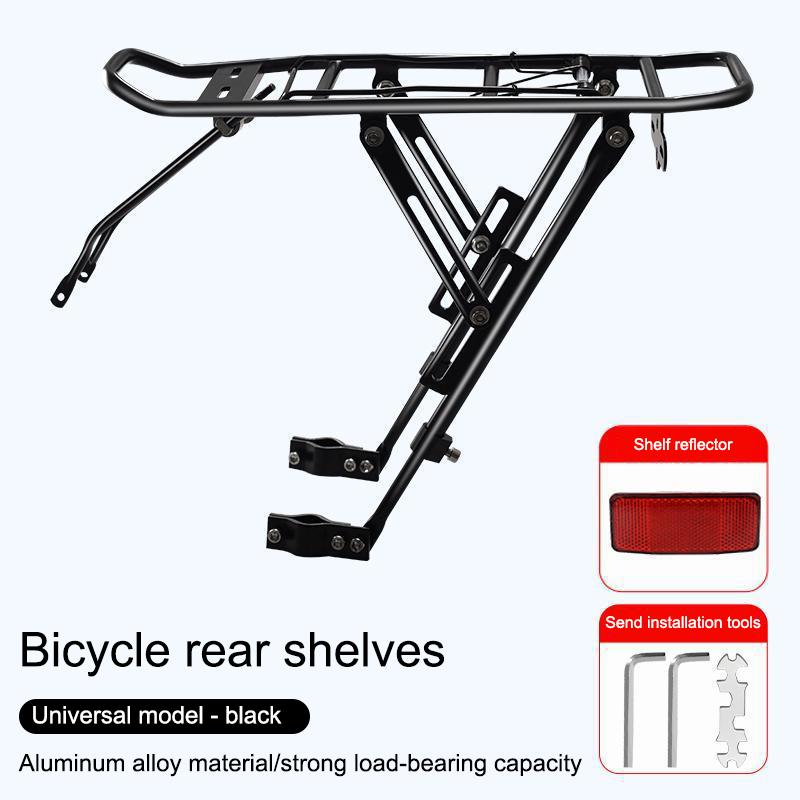 1 Set Quick Disassembly Alloy Rear Bicycle Rack Carrier Bag Luggage Tail Shelves Cycle Mountain Bike Equipment Accessories