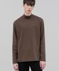 DRAW FIT Breathe Mock Neck Long Sleeve T-Shirt [Brown]