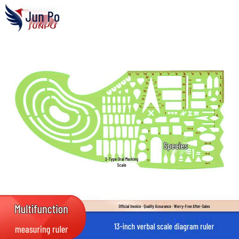 Junpo Tactical Terrain Mapping Ruler