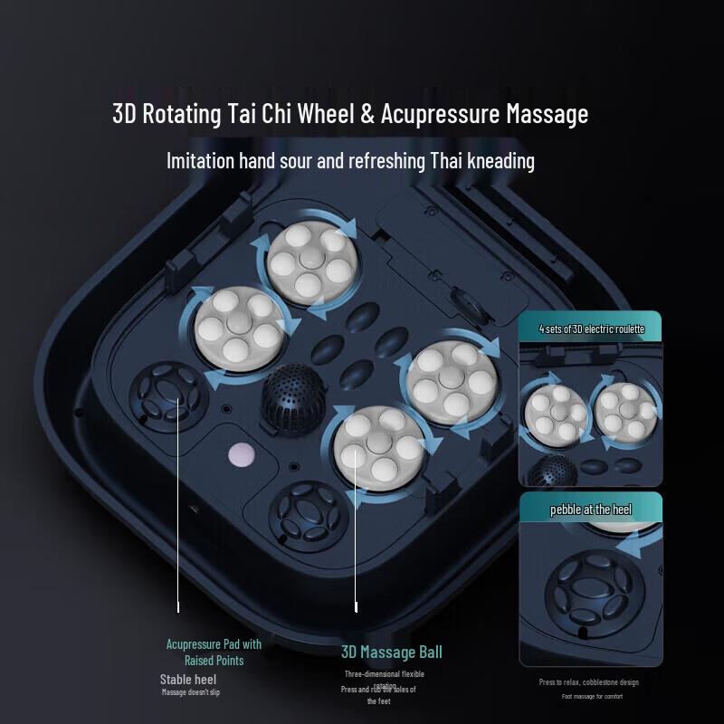 Philips Foldable Heated Foot Spa Massager